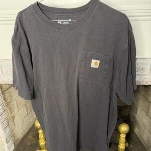 Carhartt Men's Charcoal Loose Fit Short Sleeve Tee